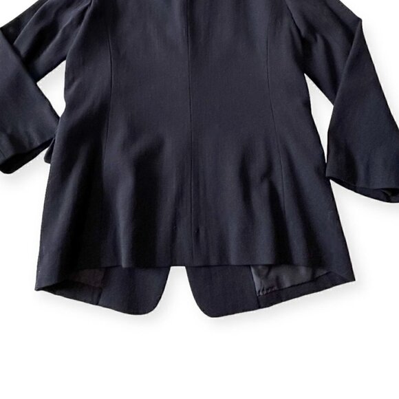 Vintage 1996 A/W Collection Y's Yohji Yamamoto Navy Wool Jacket, Women's, Size M - Picture 9 of 14